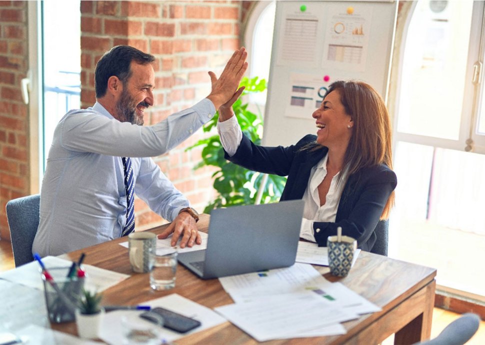 Rückkehr ins Büro nach Jahren des Homeoffice.