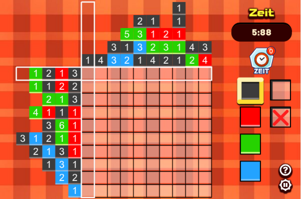 Nonogramm kostenlos online spielen