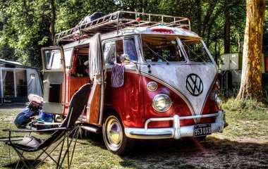 Schlafen kann in jedem Camper komfortabel sein. 