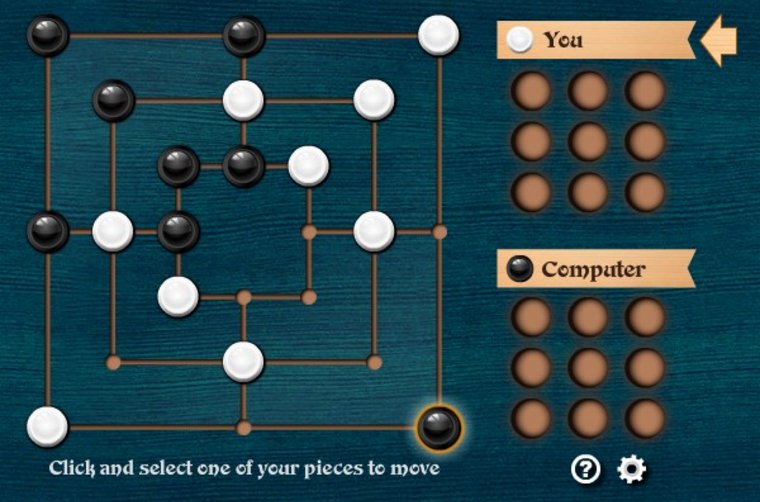 Mühle: Online-Version des Klassikers entdecken