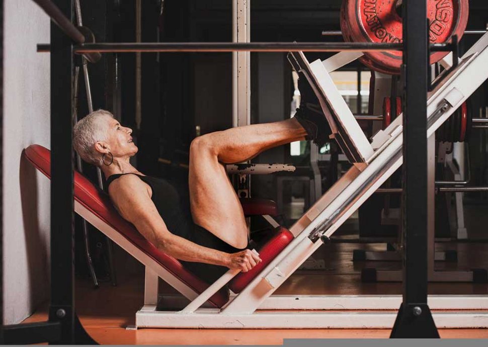 Über 50 ist das Aufbauen der Muskeln schwieriger. 