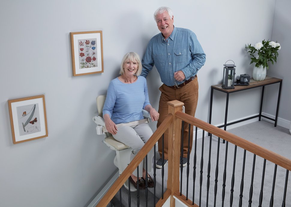 Treppenlift erhält die Mobilität im Alter