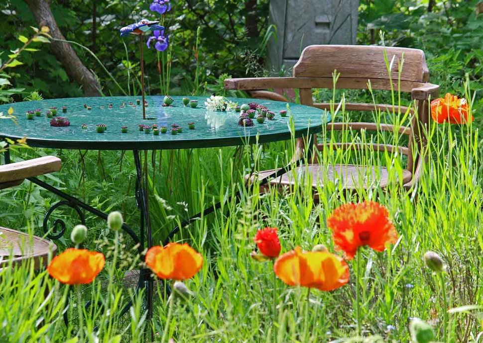 Der Garten ist ein wichtiger Wohnbereich. Der Garten ist ein wichtiger Wohnbereich.