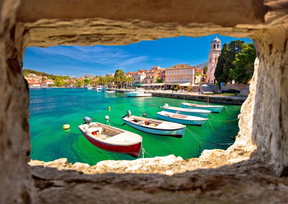 Cavtat, die charmante Küstenstadt Kroatiens.
