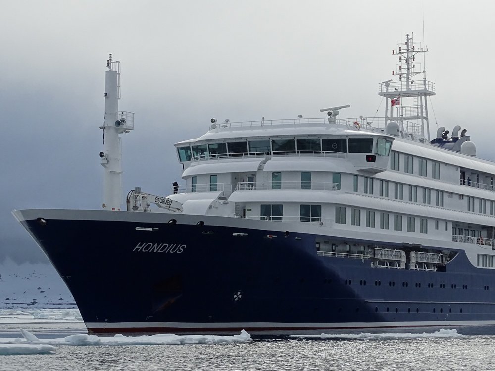 Expeditionsschiff MS Hondius