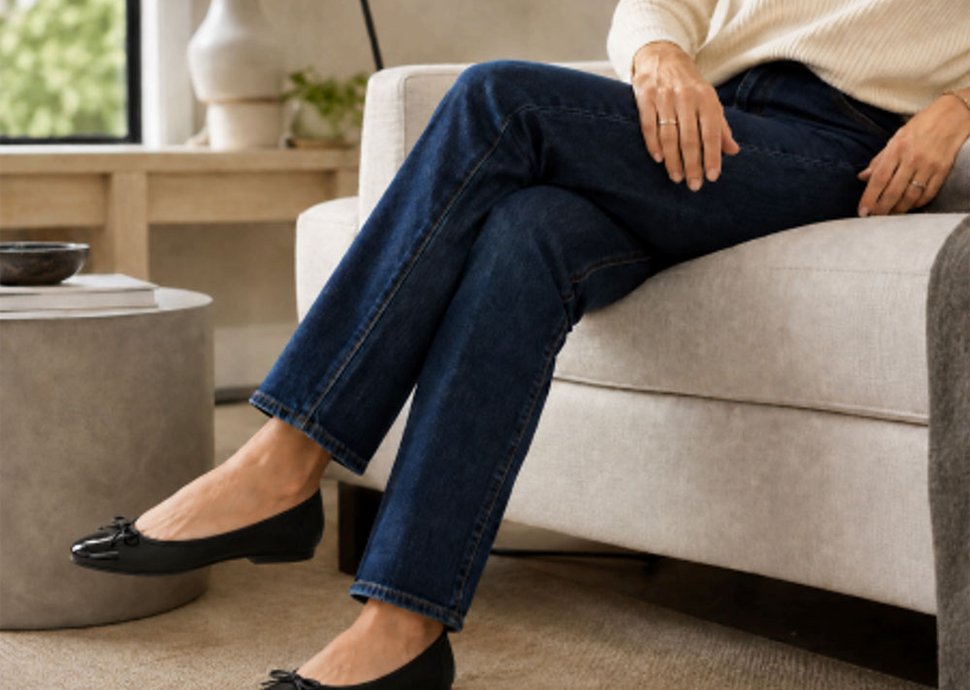 Einte Jeans muss gut sitzen.