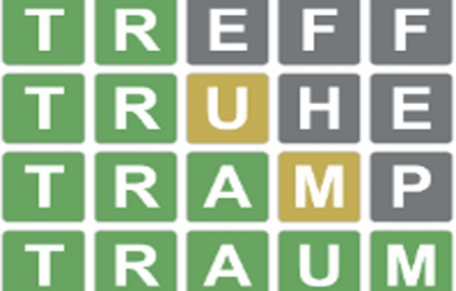 Wordle deutsch, 6x5 Wordle