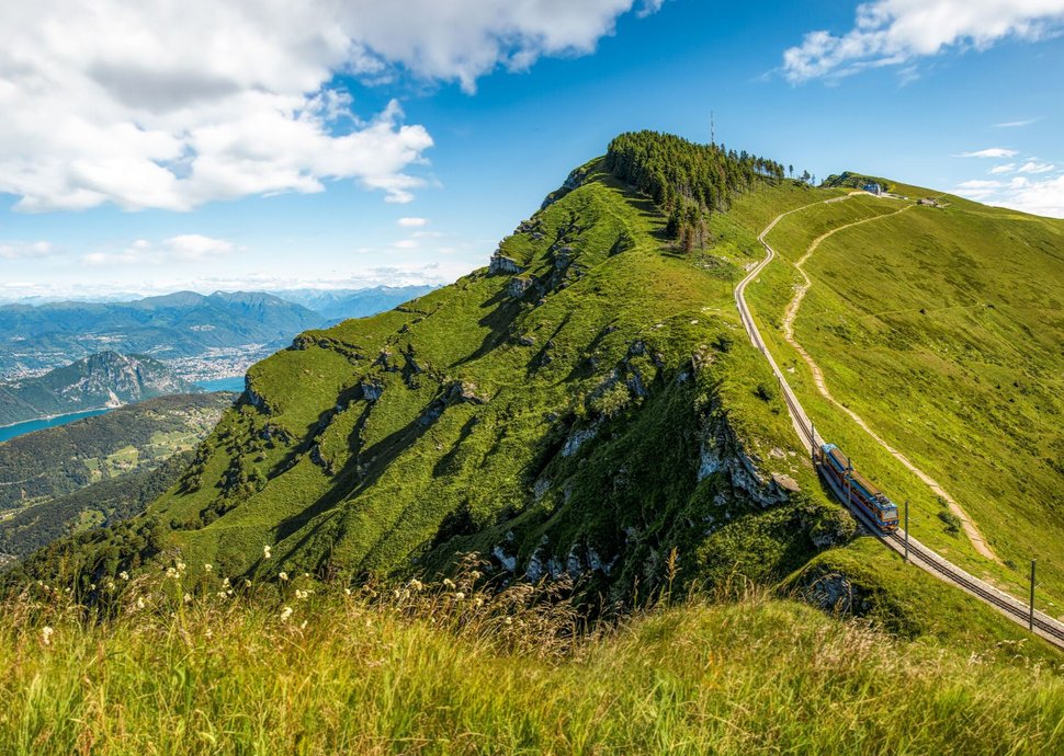 Blick auf den Monte Generoso