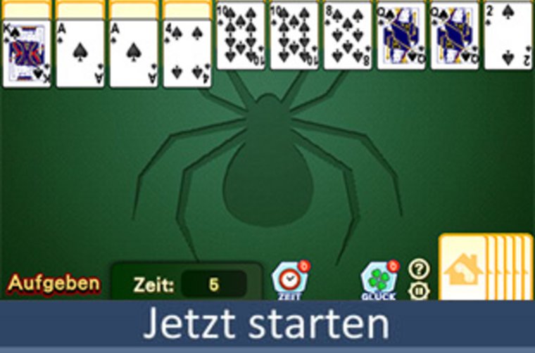 Spinnen Patience: Ihr neues Lieblings-Kartenspiel online 