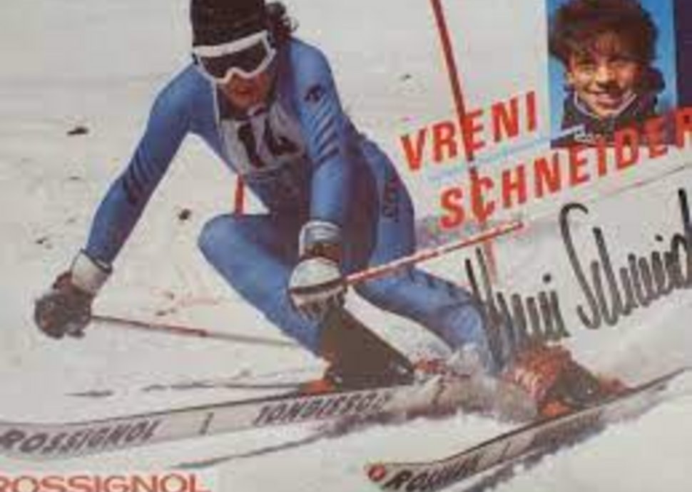 Skirennfahrerin Vreni Schneider.