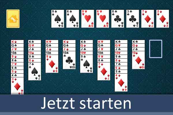 Doppel Patience / Solitaire spielen bei 50PLUS.de