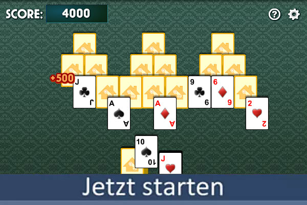 TriPeaks Solitär